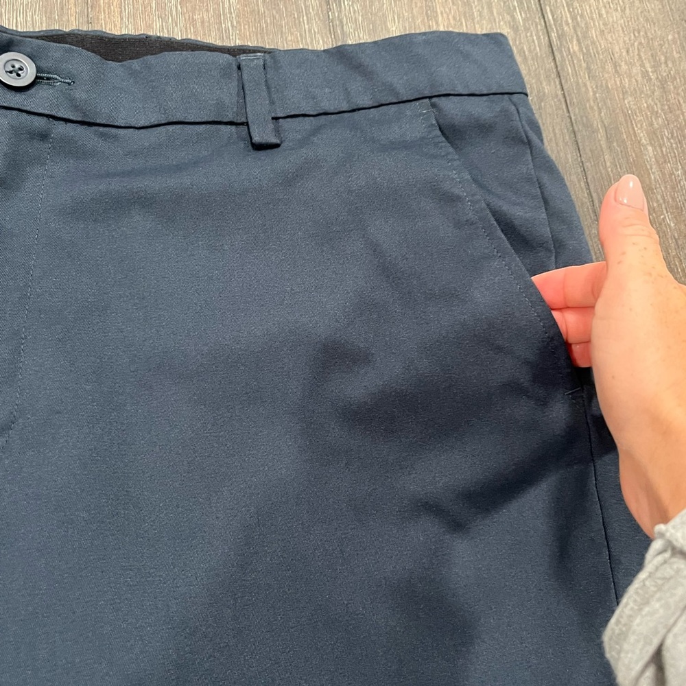 Bundle (2) Amazon Essentials Slim Pants Navy Blue… - image 7